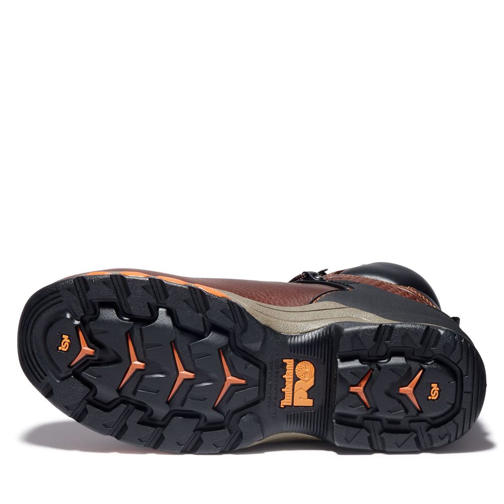 Bocanci De Muncă Timberland Barbati Maro/Negrii - Pro® Hypercharge 6\" Comp Toe - Romania - OTXKPA263